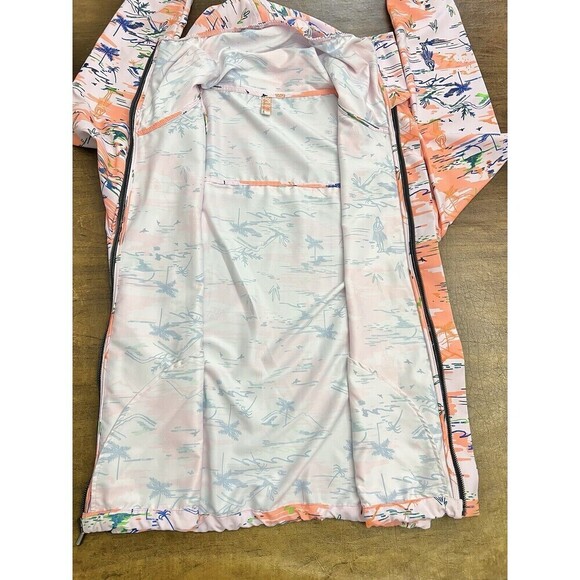 Maaji Size M Magical Protective Activewear Hooded Windbreaker Jacket Full Zip - Picture 4 of 11